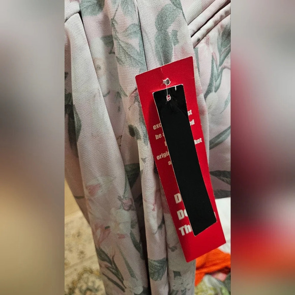 Speechless Pastel floral chiffon strapless maxi dress. Size small NWT - Picture 9 of 10